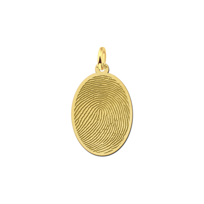 names4ever-14-karaat-gouden-ovale-hanger-met-vingerafdruk-16-mm-x-24-5-mm