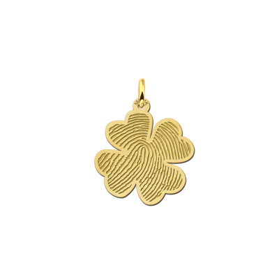 names4ever-klavertje-vier-hanger-van-goud-met-vingerafdruk-21-mm-x-22-mm