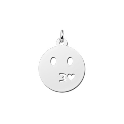 zilveren-smiley-hanger-kusje-15-mm-breed-hoogte-18-mm
