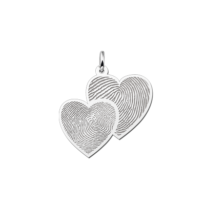 names4ever-zilveren-hanger-met-twee-hartjes-en-vingerafdrukken-26-mm-x-24-mm
