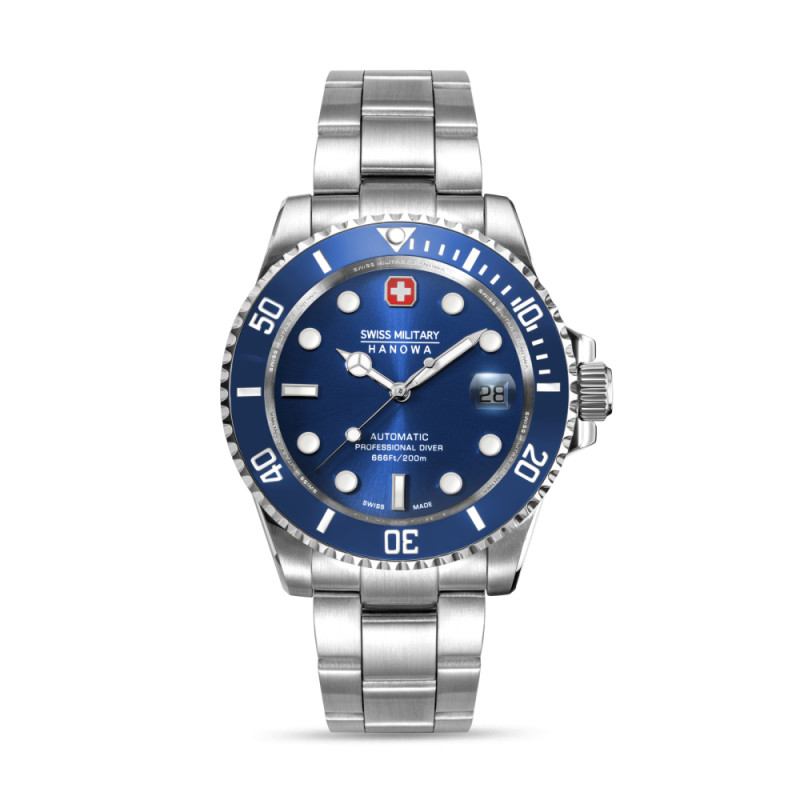 Swiss Military Hanowa Sealord SMWGL0006304 - Duikhorloge Automaat