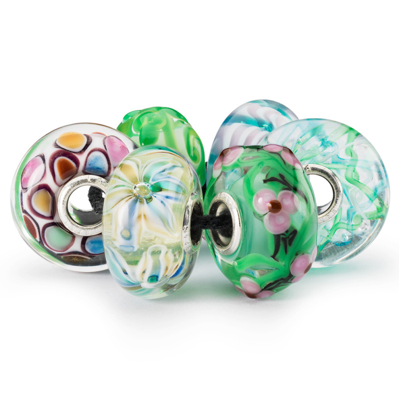 Trollbeads Sprookjes TGLBE-00233 - Glazen kralenset met heldere